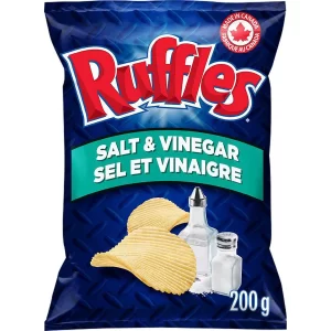ruffles reg 200g salt & vinegar