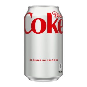 355ml can of soda coke diet