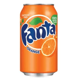 355ml can of soda fanta orange