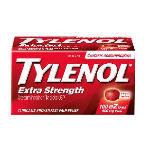 tylenol 10 tabs 500mg regular