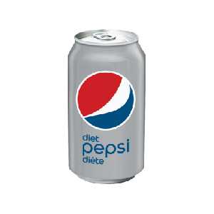 355ml can of soda pepsi diet