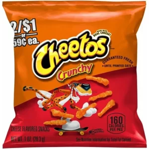 fritolay small chips cheetos crunchy