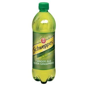710ml bottle of soda schweppes ginger ale